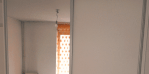 dressing blanc et miroir