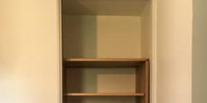 placard mélaminé et châtaignier