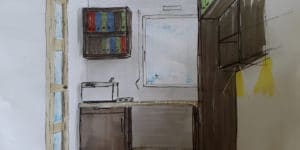 croquis agencement de bureau