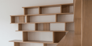 bibliothèque en chêne