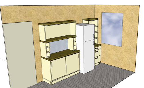 projet meubles de cuisine