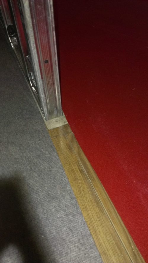 cloison rainure parquet