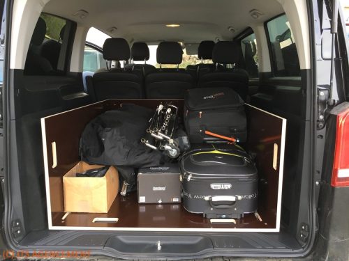 Aménagement de véhicule chargé