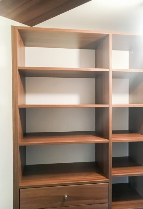 dressing compact décor noyer de Bourgogne