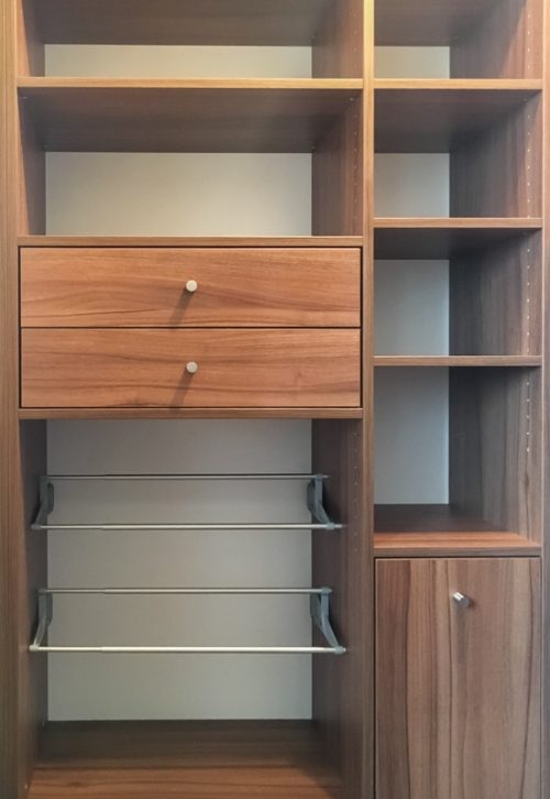 dressing compact décor noyer de Bourgogne