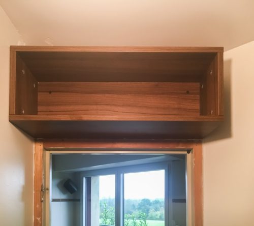 dressing compact décor noyer de Bourgogne