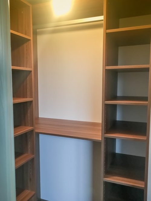 dressing compact décor noyer de Bourgogne