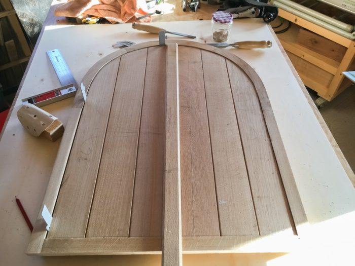 volet en chêne massif