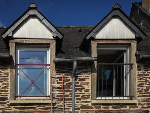 Ancien et nouveau garde-corps