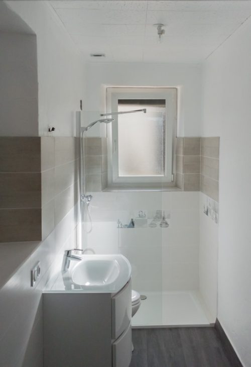 salle de bain après