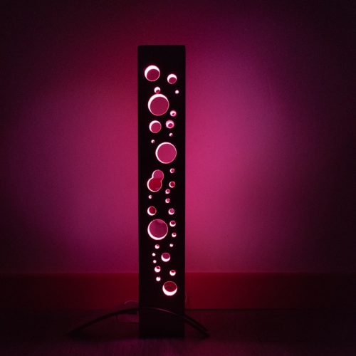 luminaire - lumière rose